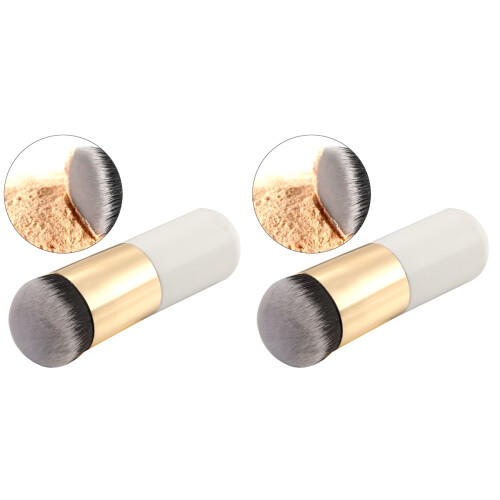 2Pièces Pinceaux Fond De , Brosse Plate Multifonction 1
