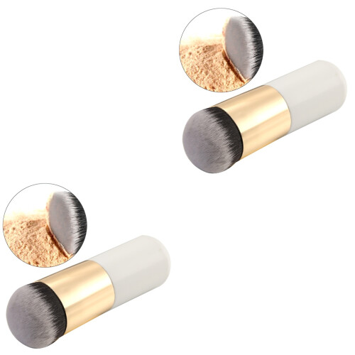 2Pièces Pinceaux Fond De , Brosse Plate Multifonction 2