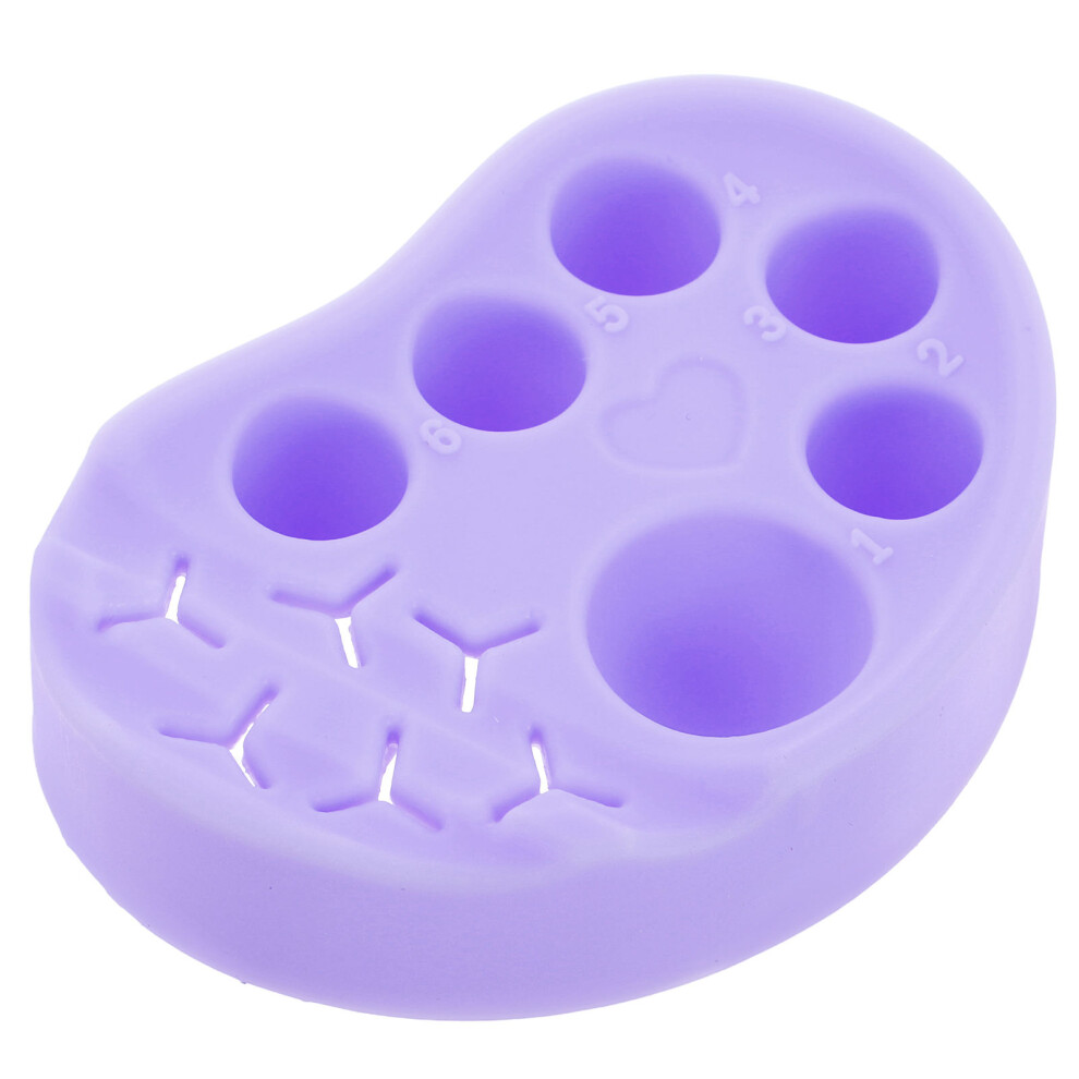 Iplusmile Purple Makeup Mixing Palette Nail Polish Mixing Plate