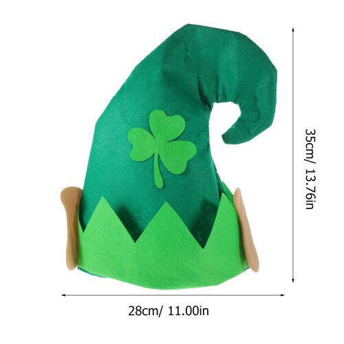 St Patricks Day Prop Shamrock Hat Lightweight Breathable Decor 1