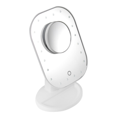10X Magnifying Cosmetic Beauty Mirror White LED USB Powered Makeup