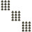 Christmas Bows 36pcs Creative Manual Bows Decor Pull Bows Wrapping Bows For Home Party 4