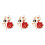 3Pcs Creative Multi-Color Alloy Breastpin Gift Beautiful Brooch Pins 4
