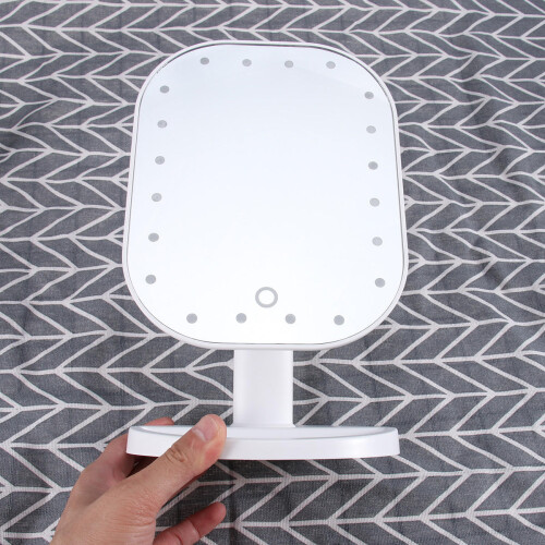 10X Magnifying Cosmetic Beauty Mirror White LED USB Powered Makeup 1
