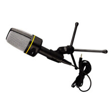 3 .5mm Retro Microphone Recording Desk Desktop For Karaoke Singing