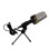 3 .5mm Retro Microphone Recording Desk Desktop For Karaoke Singing 2