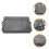 Grey Multi-Grid Cutlery Organizer Durable PP Utensil Storage Box 4