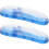 2Pcs Portable Blue Razor Case Pc Material Safety Shaver Storage Box 1