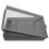 Grey Multi-Grid Cutlery Organizer Durable PP Utensil Storage Box 6