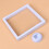 3d floating frame shadow box display case 18x18x2cm white 7