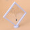 3d floating frame shadow box display case 18x18x2cm white 5