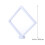 3d floating frame shadow box display case 18x18x2cm white 2