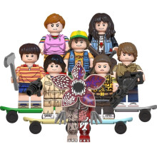 8pcs Stranger Things Building Blocks Anime Minifigures Toy