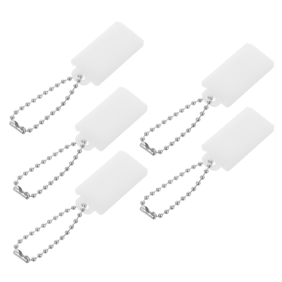 Villcase 20 Pcs Hearing Aid Amplifier Plastic Battery Holder Case With Keychain