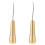2Pcs Sewing Awls Leather Repair Tools with Copper Handle for DIY Craft 1