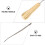 2Pcs Sewing Awls Leather Repair Tools with Copper Handle for DIY Craft 9