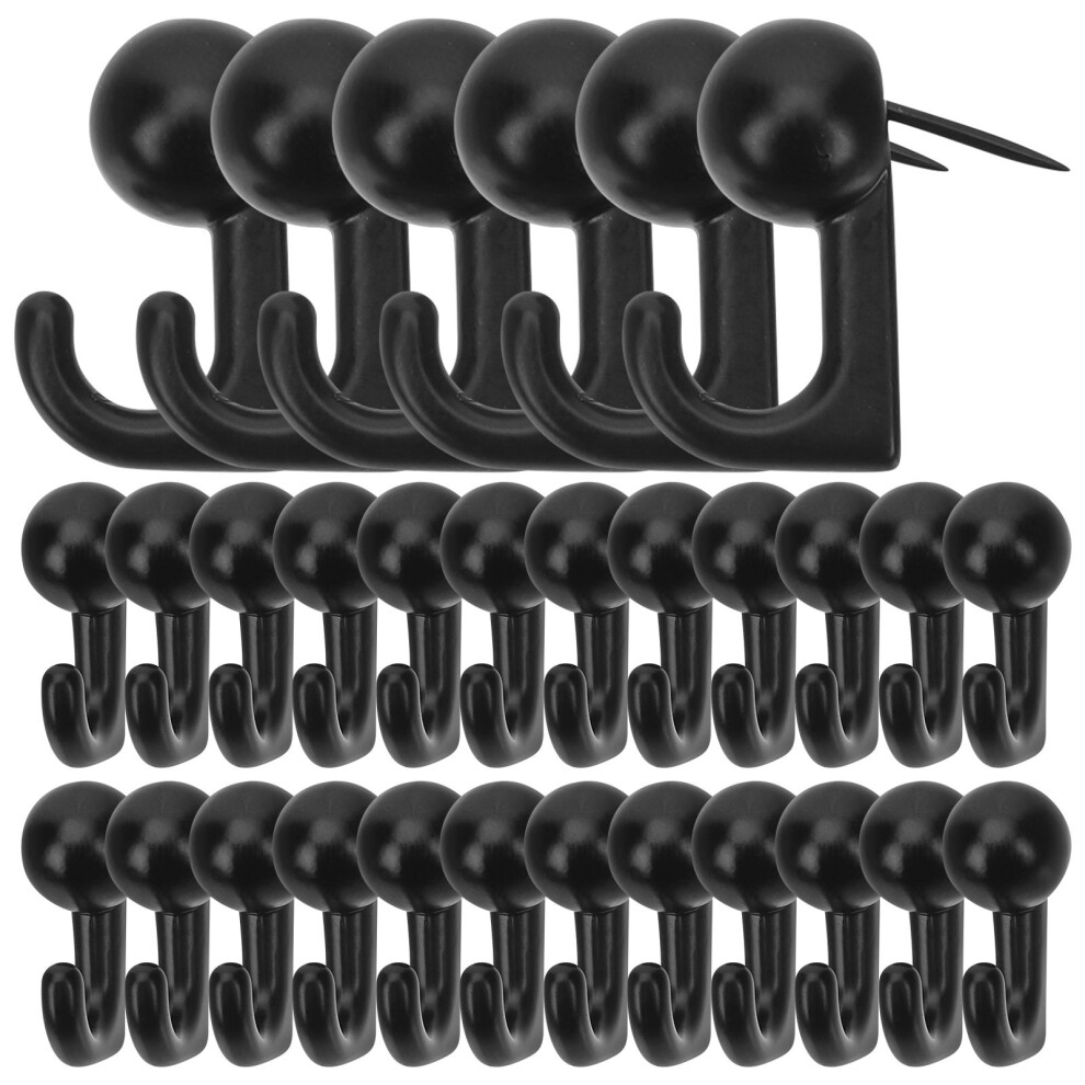 90 Pcs Push Pin Hangers Wall Picture Hanging Hooks Heavy Duty 013563711085