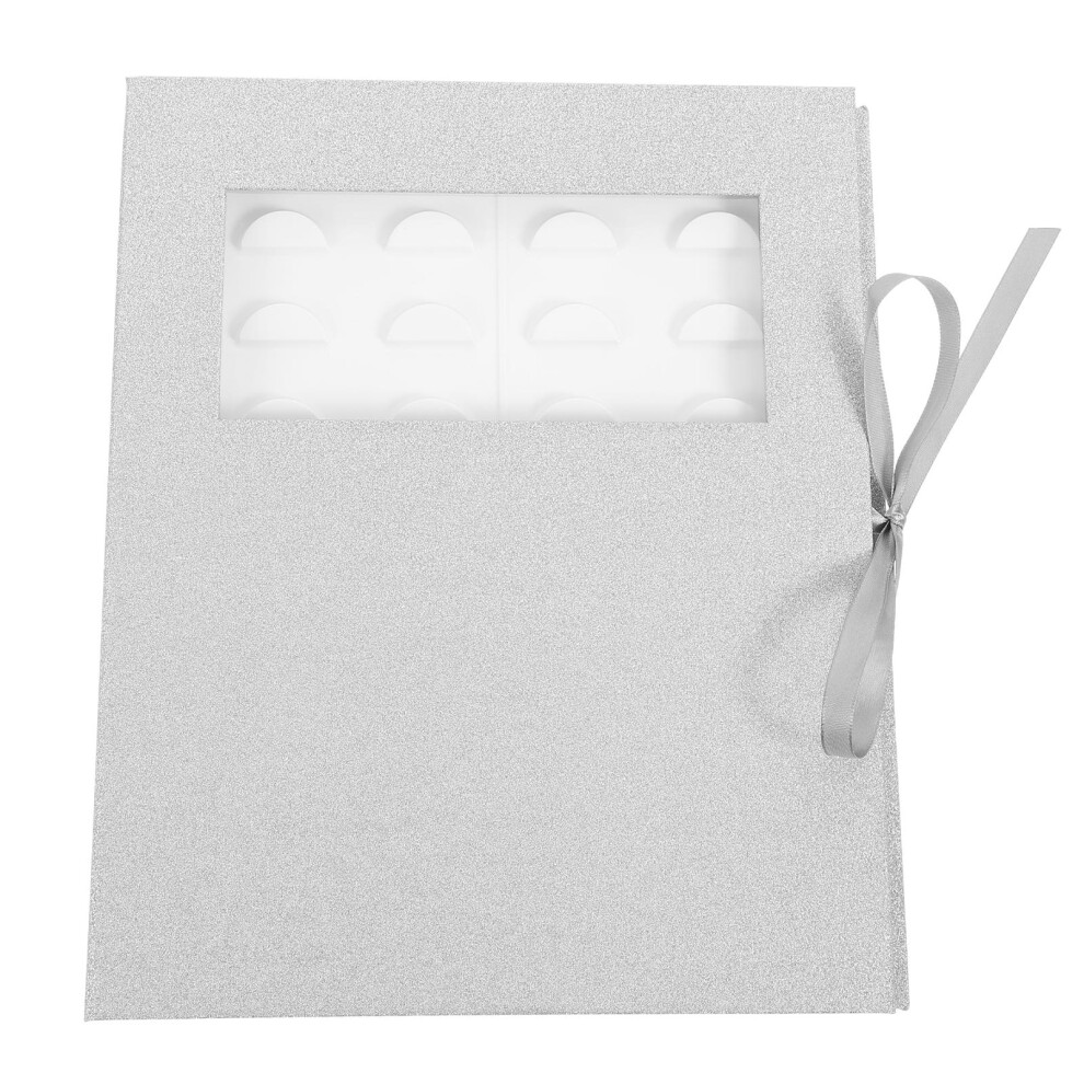 Ohphcall Silver 5Pcs Lightweight False Eyelash Box Portable Lash Organizer