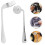 Stainless Steel Self-Feeding Angled Spoon And Curved Fork Set 6