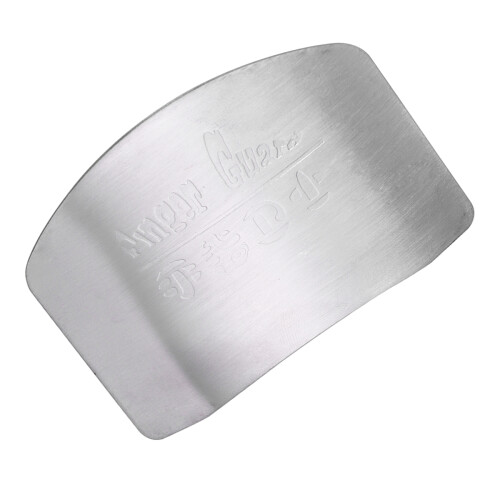 Lightweight Finger Protector Silver Tool for Kitchen Finger Safety