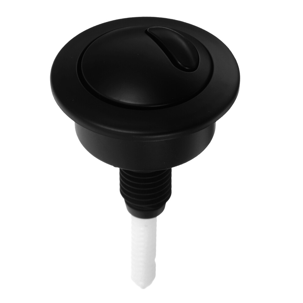 Replacement Push Button For Dual Flush Toilet Tank Black Plastic 3163543898606