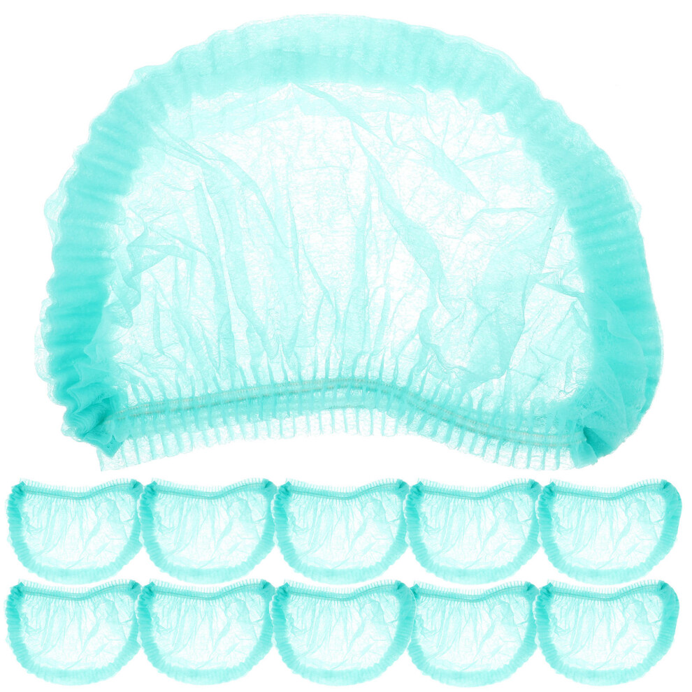 Ohphcall Unisex 100 Pcs Has Breathable Hairnets Food Service Disposable Cleaning Cap
