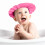 Rosy Infant Bathing Cap Met Waterafvoer En Verstelbare Pasvorm 6