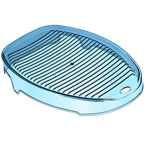 Blue Plastic Washboard for Laundry Baby Clothes Non-Slip Durable