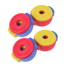 5Pcs Assorted Color Drum Cymbal Fixing Nuts Plastic Durable Drum Parts