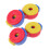 5Pcs Assorted Color Drum Cymbal Fixing Nuts Plastic Durable Drum Parts 1