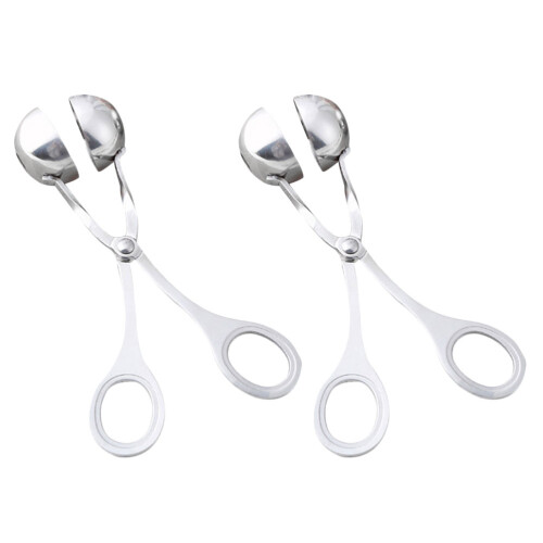 2Stk Silber Fleischbällchen Für Gleichmäßige Kugeln
