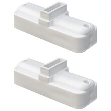 2Pcs Plastic Fence Base Kit Stable Fence Stand Holder for Home Use