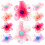 10St Haarclips Kids Bloemdesign Ponytail En 9