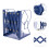 Book Stopper For Shelf Tabletop Bookshelf Container Desktop Bookend 6