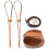 1Set Brown DIY Woven Bag Material Leather Handmade Pouch Making Kit 1