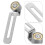 Silver Stainless Steel Sewing Machine Edge Guide for Quilting 4