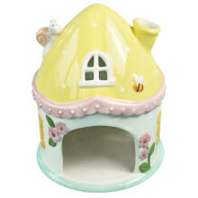 Ceramic Castle Nest Pet House Hamster Hideout Place Ceramic Hamster Cabin For Rat Nest Guinea Pig Bed