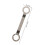 Black Double Head Spanner Metal Wrench for Motorcycle Maintenance 2