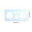 1Set Durable PP Multi-Functional Drawing Tools Ruler Set for Designers 2