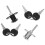4 Pcs Wardrobe Lock For Cupboard Doors Cabinet Locks Office Drawer 3