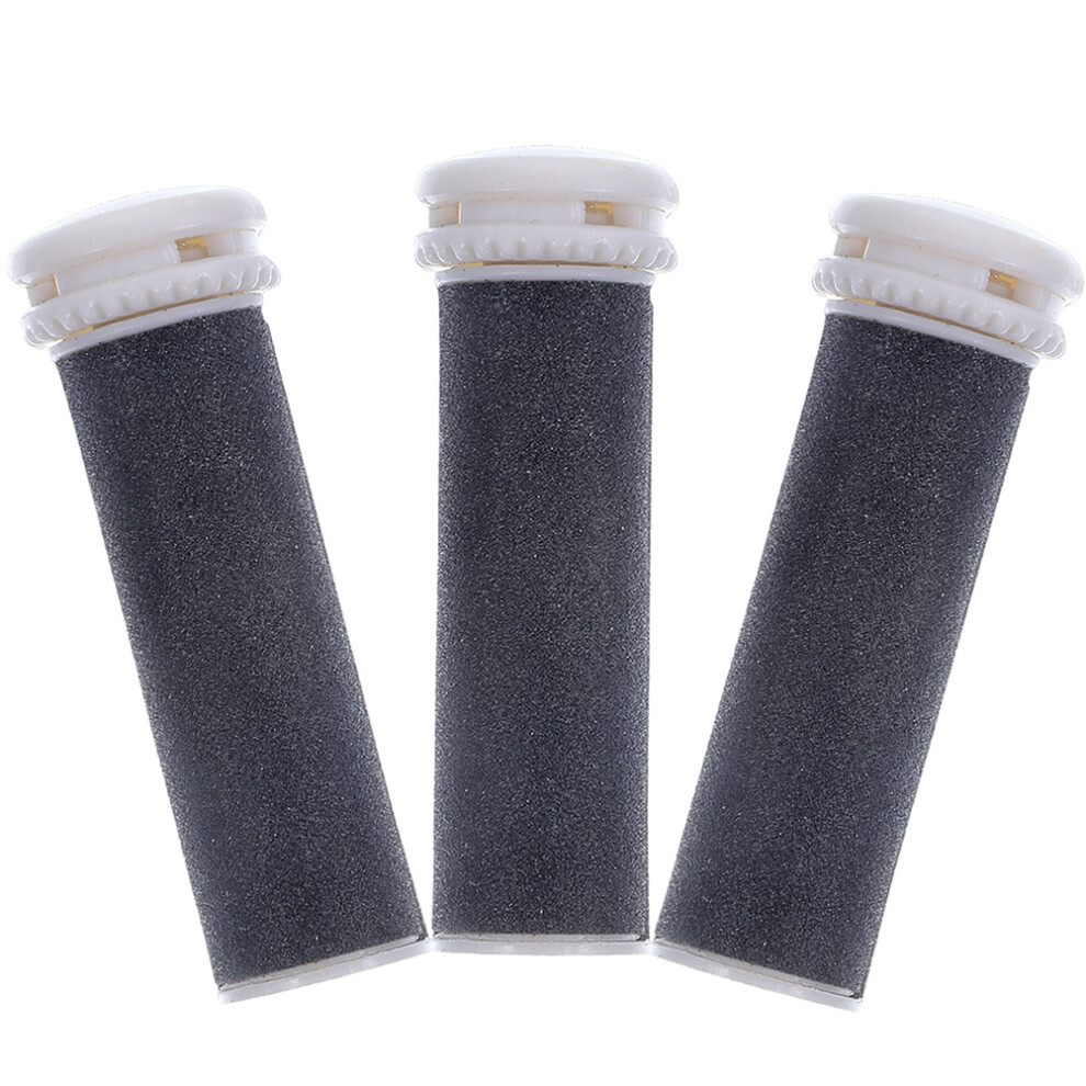 Happyyami 3Pcs Coarse Replacement Roller Heads For Electric Foot File