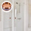 2 Pcs Stainless Steel Pull Handle Shower Door Installation Hardware 7
