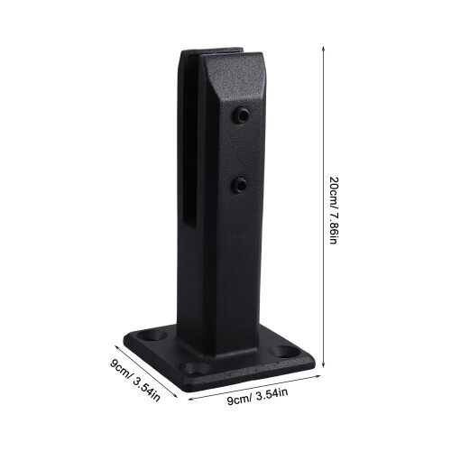 Worgeous Handrail Support Clip Replacement 20.00x9.00x9.00cm Black 1