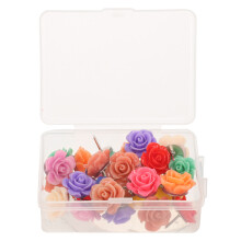 60 Pcs Decorative Push Pin Household Flower Multi Function Rose Tacks