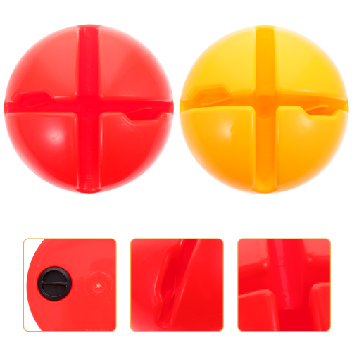 2Pièces Base PVC Multicolore Pour Support Drapeau De Football Durable 2