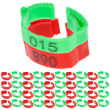 200 Pcs Bird Name Chicken Foot Ring Rooster Leg Rings