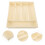 Besteckbehälter Kunststoff Beige Multifunktionaler Organizer 6