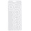 White PP Sewing Template for DIY Quilting and Embroidery Aid 1