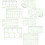 9Pcs Durable Green Circle Stencils for Crafts Drawing and Measuring 1