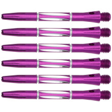 6 Pcs Aluminum Alloy Dart Rod Outdoor Metal Shaft Players Replacement